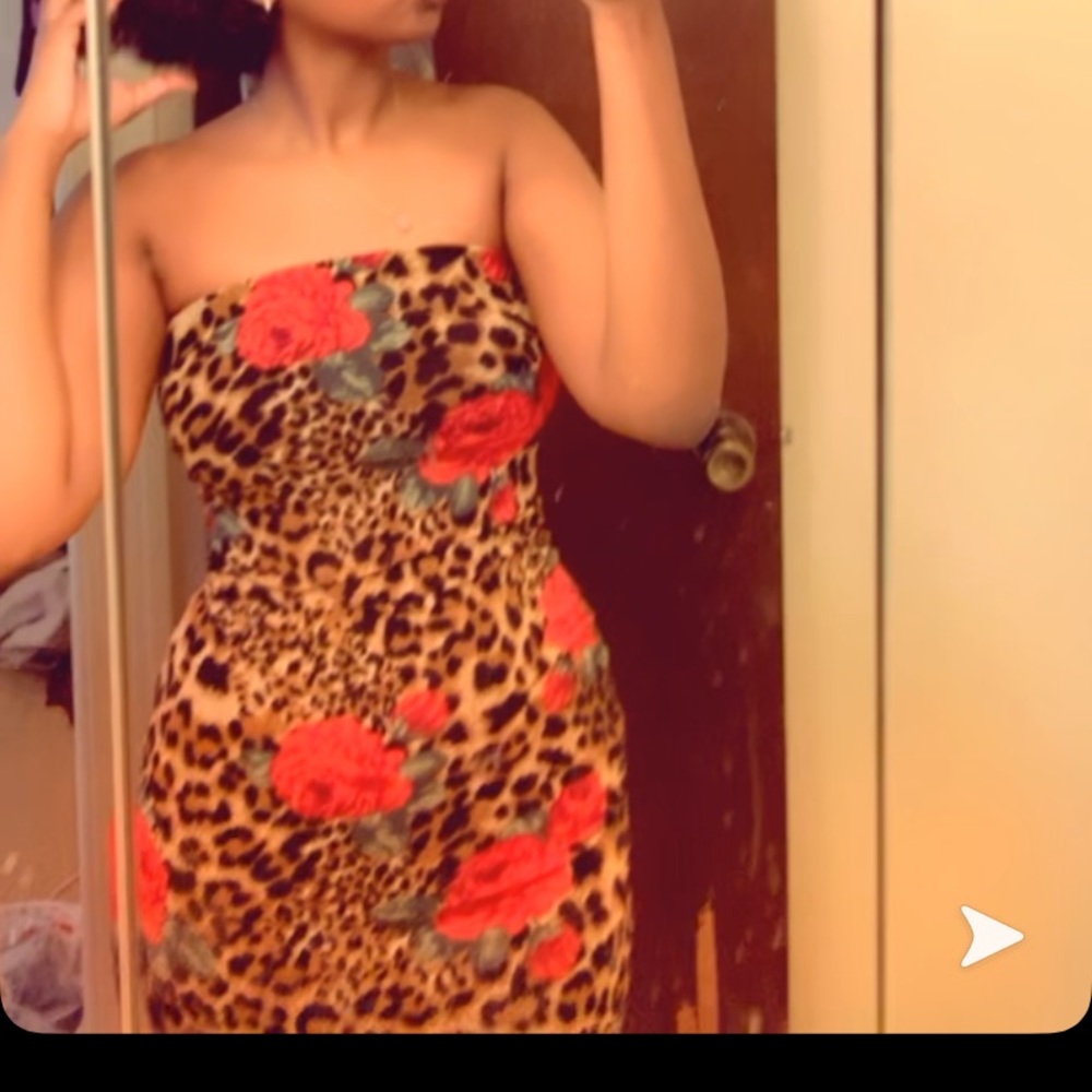 Bandeau midi dress